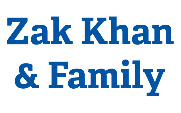 Zak Khan & Family logo.